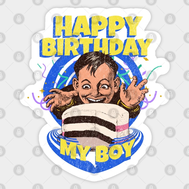 Happy birthday my boy Sticker by J Best Selling⭐️⭐️⭐️⭐️⭐️
